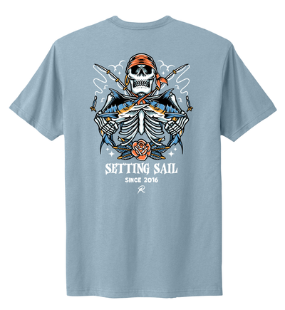 Setting Sail Tee (Light Blue)