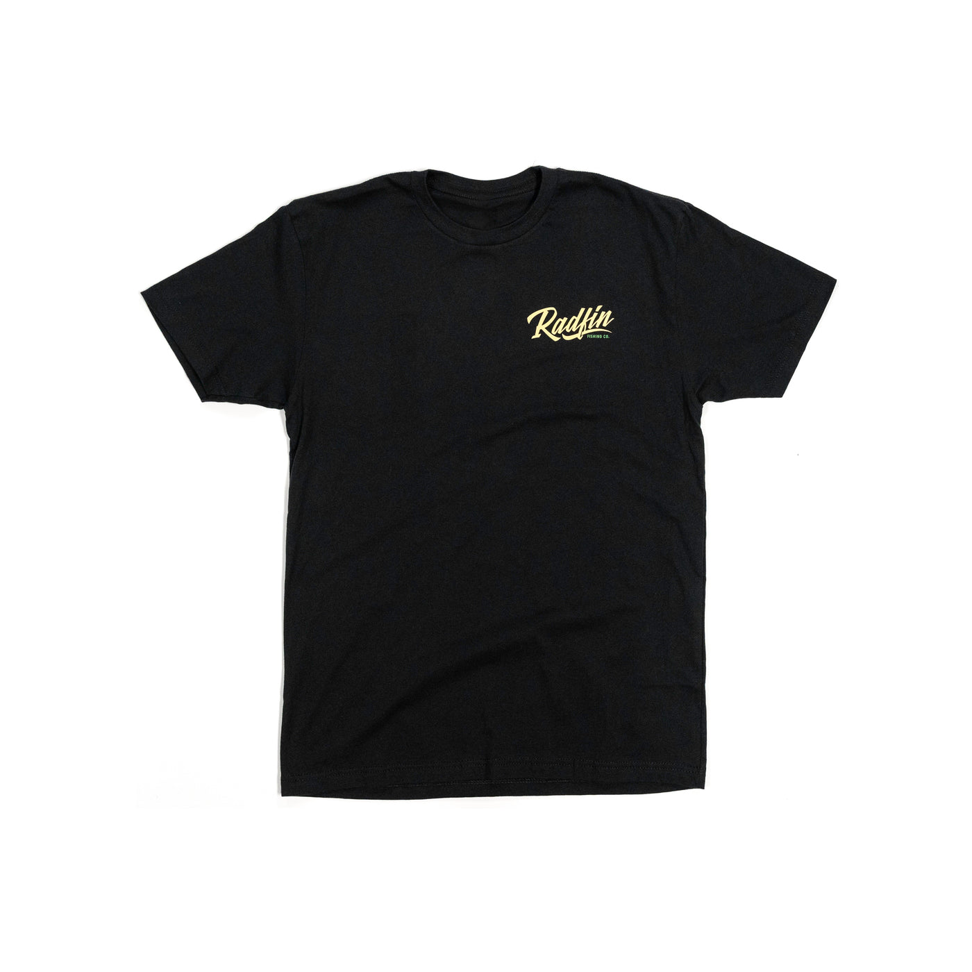 Radfin Print Black T-Shirt