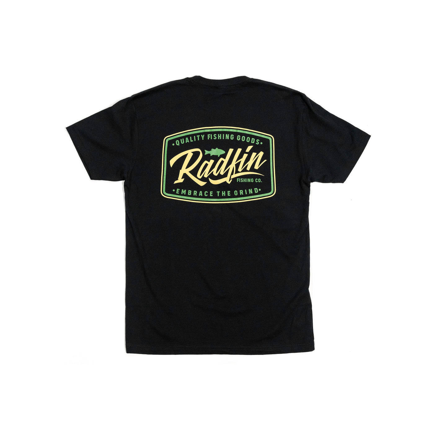 Radfin Print Black T-Shirt
