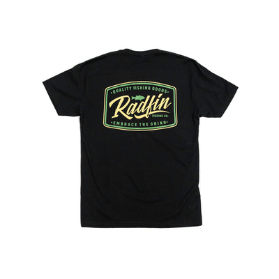 Radfin Print Black T-Shirt