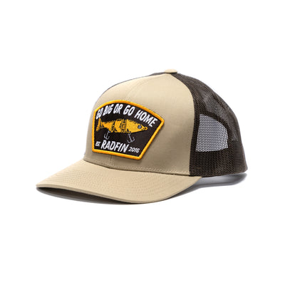 Brown Trucker Snapback Hat 